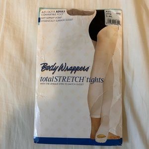 Adult convertible dance tights